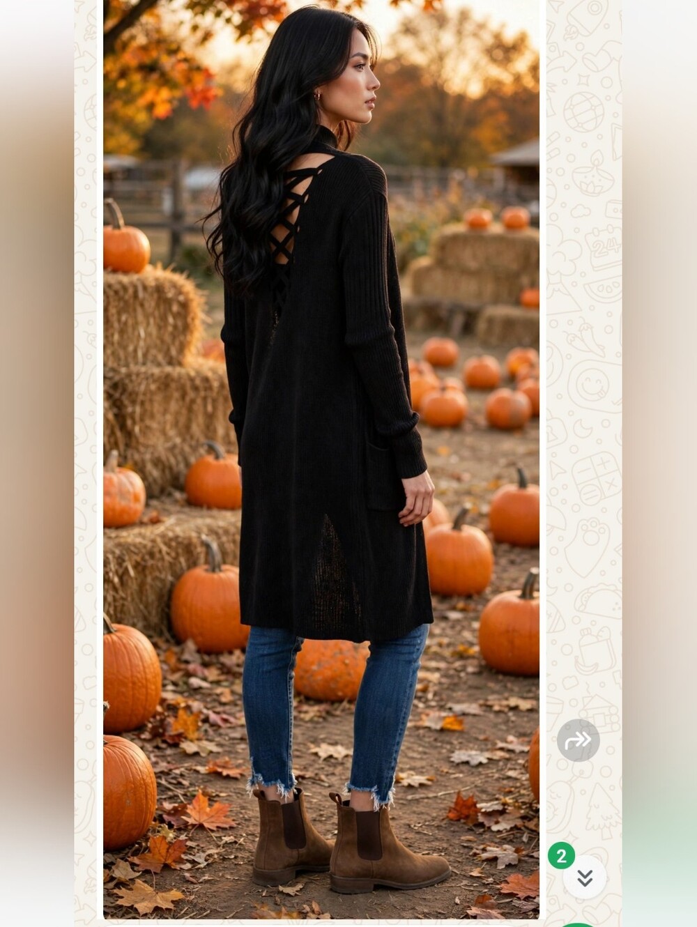 Cute knitted cardigan